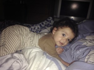 "This was taken at 3 AM, the 7th wake-up of the night"